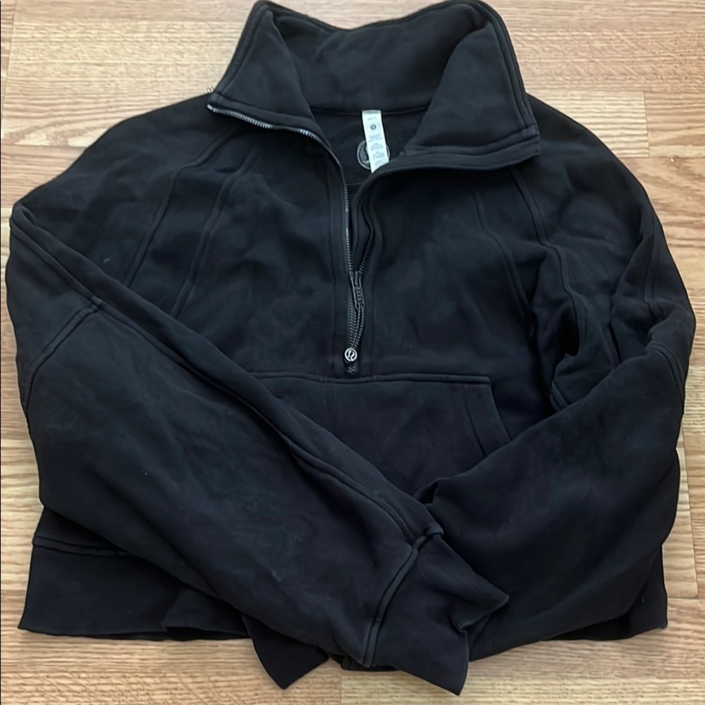 Lululemon Athletica Black Zip-Up Jacket